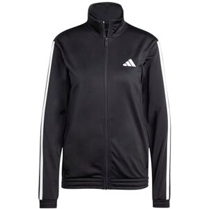 adidas Women's TRICOT 3-STRIPES TRACKTOP, black/white, L adidas Women's TRICOT 3-STRIPES TRACKTOP, black/white, L