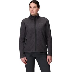 Marmot Women's Drop Line Jacket, Warm Fleece Jacket, Full Zip Jacket, Breathable, Wind Resistant Body Warmer, packable, ideal for hiking & ski layering, Black Heather, XL Marmot Women's Drop Line Jacket, Warm Fleece Jacket, Full Zip Jacket, Breathable, Wind Resistant Body Warmer, packable, ideal for hiking & ski layering, Black Heather, XL