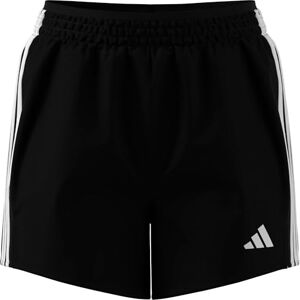 adidas Women's Workout Essentials 3-Stripes Woven Shorts, Black/White, XXS 5 inch adidas Women's Workout Essentials 3-Stripes Woven Shorts, Black/White, XXS 5 inch