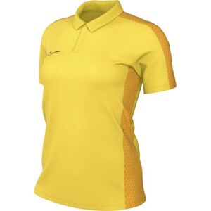 Nike Women's Dri-FIT Academy Polo Shirt, Tour Yellow/University Gold/Black, XXL Nike Women's Dri-FIT Academy Polo Shirt, Tour Yellow/University Gold/Black, XXL