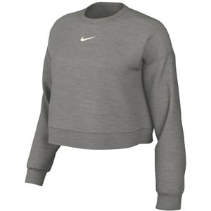 Nike DQ5761-063 W NSW PHNX FLC OOS CREW Sweatshirt Women's DK GREY HEATHER/SAIL Size XL-T Nike DQ5761-063 W NSW PHNX FLC OOS CREW Sweatshirt Women's DK GREY HEATHER/SAIL Size XL-T