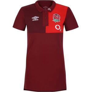 Umbro Womens England Rugby CVC Polo Shirt 2023 2024 Top Red/Scarlet L Umbro Womens England Rugby CVC Polo Shirt 2023 2024 Top Red/Scarlet L