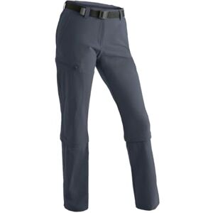 maier sports Women's Inara Slim Zip Hiking Trousers, Zip Off Outdoor Pants, Trekking Trousers with Detachable Legs, Slim fit Graphite maier sports Women's Inara Slim Zip Hiking Trousers, Zip Off Outdoor Pants, Trekking Trousers with Detachable Legs, Slim fit Graphite