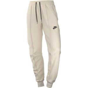 Nike FB8330-110 W NSW TCH FLC MR JGGR Pants Women's Pale Ivory/Black Size XL Nike FB8330-110 W NSW TCH FLC MR JGGR Pants Women's Pale Ivory/Black Size XL