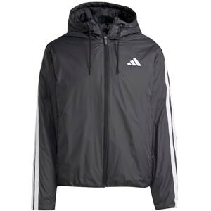 adidas Men's Essentials CLIMAWARM 3 Stripes Insulated Hooded Jackets, black, M adidas Men's Essentials CLIMAWARM 3 Stripes Insulated Hooded Jackets, black, M