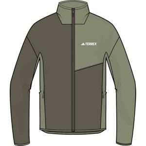 adidas Women's Terrex Multi CLIMAWARM Full Zip Tech Fleece Jacket, tent green, XS adidas Women's Terrex Multi CLIMAWARM Full Zip Tech Fleece Jacket, tent green, XS