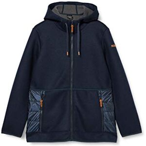 CMP Women's Wooltech Fixed Hooded Jacket, womens, Jacket, 30M3356, B.Blue-Fumo Mel., 40 CMP Women's Wooltech Fixed Hooded Jacket, womens, Jacket, 30M3356, B.Blue-Fumo Mel., 40