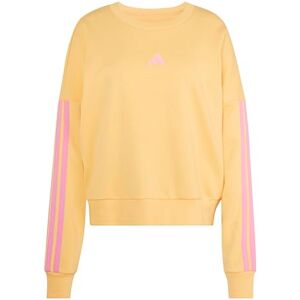 adidas Women's ESSENTIALS 3-STRIPES FRENCH TERRY SWEATSHIRT, Semi Ice Tangerine/st tropic bloom, XL adidas Women's ESSENTIALS 3-STRIPES FRENCH TERRY SWEATSHIRT, Semi Ice Tangerine/st tropic bloom, XL