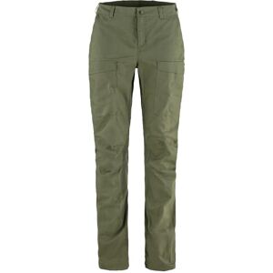Fjällräven Abisko Hybrid Trail Trousers W - Trekking Pants - olive-dark green Fjällräven Abisko Hybrid Trail Trousers W - Trekking Pants - olive-dark green