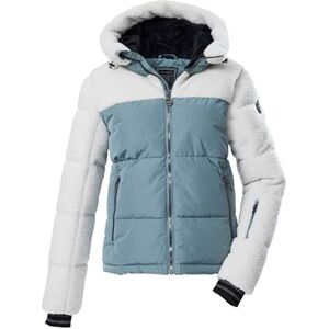killtec KSW 111 WMN SKI QLTD JCKT Women's Quilted Jacket in Down Look with Hood and Removable Snow Guard Sea Grey, 36, 43616-000 killtec KSW 111 WMN SKI QLTD JCKT Women's Quilted Jacket in Down Look with Hood and Removable Snow Guard Sea Grey, 36, 43616-000
