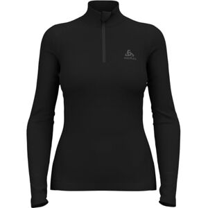 Odlo Women Functional long-sleeve shirt with zipper MERINO 260, black, S Odlo Women Functional long-sleeve shirt with zipper MERINO 260, black, S
