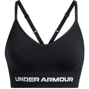 Under Armour Women's Vanish Seamless Low Bra Shirt Black Under Armour Women's Vanish Seamless Low Bra Shirt Black
