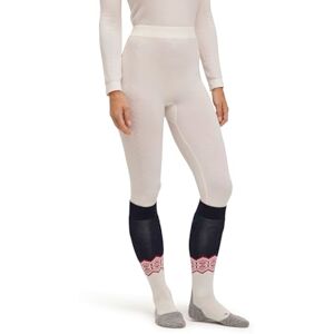 FALKE Womens Wool-tech 3/4 W Ti Functional Yarn Quick Dry 1 Piece Base Layer Bottom, White (Off-white 2040) Trend, M EU FALKE Womens Wool-tech 3/4 W Ti Functional Yarn Quick Dry 1 Piece Base Layer Bottom, White (Off-white 2040) Trend, M EU