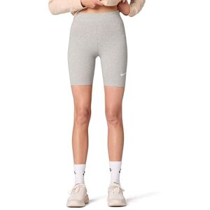 Nike DV7797-063 W NSW NK CLSC HR 8IN Short Shorts Women's DK Grey Heather/SAIL Size M Nike DV7797-063 W NSW NK CLSC HR 8IN Short Shorts Women's DK Grey Heather/SAIL Size M