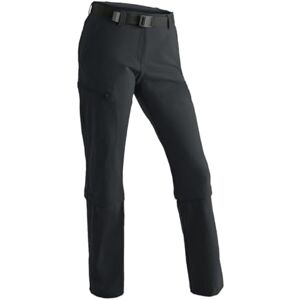 maier sports Women's Arolla Functional Outdoor Capri Zip Stretch Pants Black, Size 48 maier sports Women's Arolla Functional Outdoor Capri Zip Stretch Pants Black, Size 48