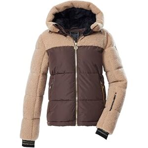 killtec KSW 111 WMN SKI QLTD JCKT Women's Quilted Jacket in Down Look with Hood and Zip-Off Snow Guard Dark Brown, 42, 43616-000 killtec KSW 111 WMN SKI QLTD JCKT Women's Quilted Jacket in Down Look with Hood and Zip-Off Snow Guard Dark Brown, 42, 43616-000