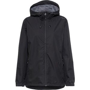 CMP Woman Jacket Fix Hood, Black, XS CMP Woman Jacket Fix Hood, Black, XS