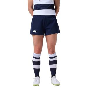 Canterbury Women's Advantage Rugby Shorts 2.0 Elasticated Waist CCC Logo Gym Shorts, Navy, 12 Canterbury Women's Advantage Rugby Shorts 2.0 Elasticated Waist CCC Logo Gym Shorts, Navy, 12