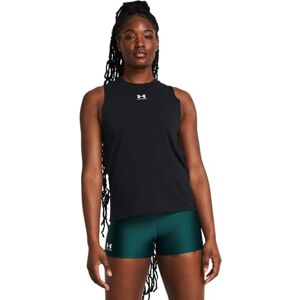 Under Armour Women's Campus Muscle Tank Shirt Black Under Armour Women's Campus Muscle Tank Shirt Black