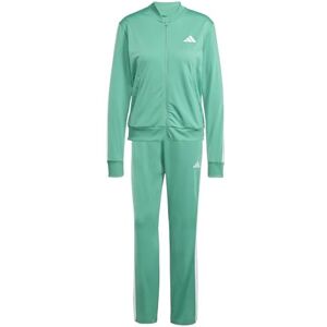 adidas Women's ESSENTIALS 3-STRIPES TRACKSUIT, semi court green, XXS adidas Women's ESSENTIALS 3-STRIPES TRACKSUIT, semi court green, XXS