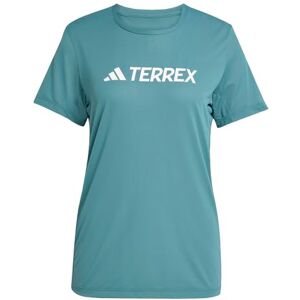 adidas Women's Terrex Multi Climacool Logo Tech T-Shirt, preloved Teal, XS adidas Women's Terrex Multi Climacool Logo Tech T-Shirt, preloved Teal, XS
