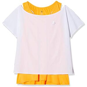 Odlo (オドロ Women T-Shirt S/Kimber Lo T-Shirt White Neon Orange, M Odlo (オドロ Women T-Shirt S/Kimber Lo T-Shirt White Neon Orange, M