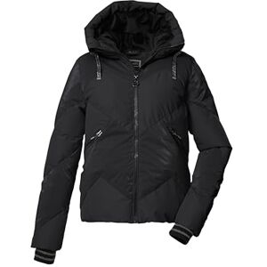 killtec KSW 113 WMN SKI QLTD JCKT Women's Quilted Jacket/Ski Jacket/Functional Jacket in Down Look with Hood and Removable Snow Guard Black 42 43618-000 killtec KSW 113 WMN SKI QLTD JCKT Women's Quilted Jacket/Ski Jacket/Functional Jacket in Down Look with Hood and Removable Snow Guard Black 42 43618-000