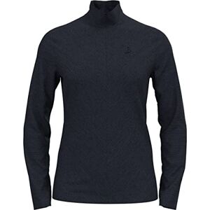 Odlo Women Long-sleeved shirt with zipper ROY, dark sapphire black stripes, L Odlo Women Long-sleeved shirt with zipper ROY, dark sapphire black stripes, L