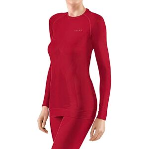 FALKE Women's Maximum Warm Round Neck W L/S SH Functional Yarn Quick Dry 1 Piece Base Layer Top, Red (Red 8644), S FALKE Women's Maximum Warm Round Neck W L/S SH Functional Yarn Quick Dry 1 Piece Base Layer Top, Red (Red 8644), S