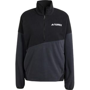 adidas Women's Terrex Multi CLIMAWARM Fleece Anorak, Black/Carbon, XL adidas Women's Terrex Multi CLIMAWARM Fleece Anorak, Black/Carbon, XL