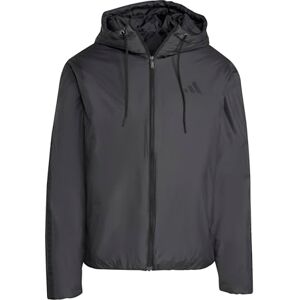 adidas Men's Essentials CLIMAWARM 3 Stripes Insulated Hooded Jackets, black/black, S adidas Men's Essentials CLIMAWARM 3 Stripes Insulated Hooded Jackets, black/black, S