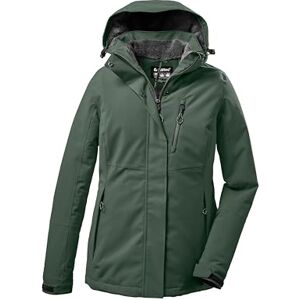 killtec KOW 140 WMN JCKT 37411-000 Women's Functional Outdoor Jacket with Zip-Off Hood Green Grey 44 killtec KOW 140 WMN JCKT 37411-000 Women's Functional Outdoor Jacket with Zip-Off Hood Green Grey 44