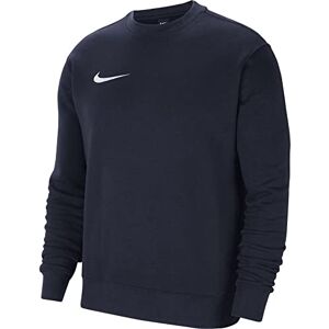 Nike Kid Y Nk Flc Park20 Crew Sweatshirt, Obsidian/White, L Nike Kid Y Nk Flc Park20 Crew Sweatshirt, Obsidian/White, L