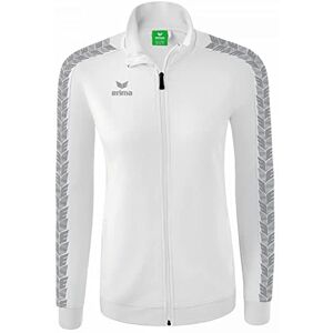 Erima Women's Essential Team Track Top Jacket, White, 40 Erima Women's Essential Team Track Top Jacket, White, 40