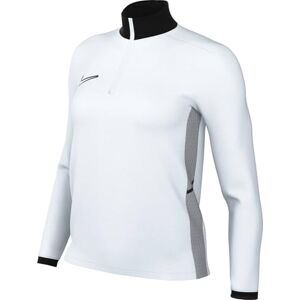 Nike FZ9770-100 W NK DF ACD25 DRIL TOP Sweatshirt Women's WHITE/BLACK/WOLF GREY/BLACK Size L Nike FZ9770-100 W NK DF ACD25 DRIL TOP Sweatshirt Women's WHITE/BLACK/WOLF GREY/BLACK Size L