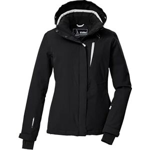 killtec KSW 25 WMN Women's Ski Jacket with Zip-Off Hood and Snow Guard Black 48 43411-000 killtec KSW 25 WMN Women's Ski Jacket with Zip-Off Hood and Snow Guard Black 48 43411-000