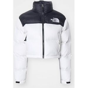 The North Face Women's Nuptse Short Down Jacket, White Dune/Tnf Black, XL The North Face Women's Nuptse Short Down Jacket, White Dune/Tnf Black, XL