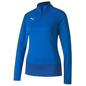 Puma Women's teamGOAL 23 1/4 Zip Top W Pullover, Electric Blue Lemonade-Team Power Blue, Medium Puma Women's teamGOAL 23 1/4 Zip Top W Pullover, Electric Blue Lemonade-Team Power Blue, Medium