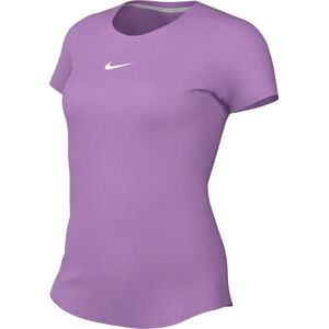 Nike DD0626-532 W NK ONE DF SS Slim TOP Sweatshirt Women's Rush Fuchsia/White Size S Nike DD0626-532 W NK ONE DF SS Slim TOP Sweatshirt Women's Rush Fuchsia/White Size S