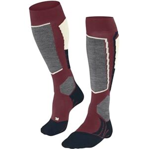 FALKE Womens Sk2 Intermediate W Kh Wool Warm Thick Ski Socks, Red Infra 8118, 7-8 EU FALKE Womens Sk2 Intermediate W Kh Wool Warm Thick Ski Socks, Red Infra 8118, 7-8 EU