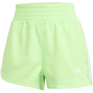 adidas Pacer Training 3-Stripes Woven High-Rise Shorts - Green adidas Pacer Training 3-Stripes Woven High-Rise Shorts - Green