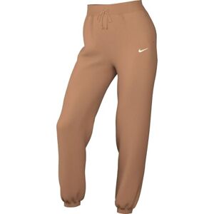 Nike DQ5887-225 W NSW PHNX FLC HR OS Pant Pants Women's Amber Brown/SAIL Size 2XS-S Nike DQ5887-225 W NSW PHNX FLC HR OS Pant Pants Women's Amber Brown/SAIL Size 2XS-S