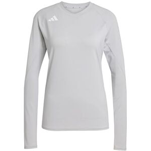 adidas Women's Volleyball Hilo Long Sleeve Jersey, Team Light Grey, XXL Tall adidas Women's Volleyball Hilo Long Sleeve Jersey, Team Light Grey, XXL Tall