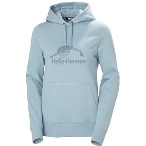 Helly Hansen Womens W Nord Graphic Pullover Hoodie, Windy Blue, S Helly Hansen Womens W Nord Graphic Pullover Hoodie, Windy Blue, S