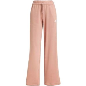 adidas Women's Essentials Small Logo Feel Cozy Open Hem Pants, Warm Clay/White, L adidas Women's Essentials Small Logo Feel Cozy Open Hem Pants, Warm Clay/White, L