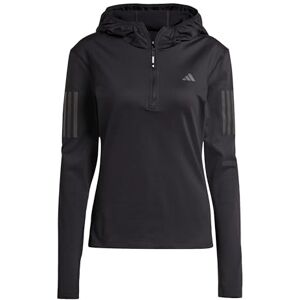 adidas Own The Run Winterized Hooded Half-Zip - Black - Running Hoodie adidas Own The Run Winterized Hooded Half-Zip - Black - Running Hoodie