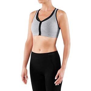 FALKE Women's Versatility Melange Maximum Support Sports Bra, Breathable Quick Dry, Grey (Grey-Heather 3757), S (1 piece) FALKE Women's Versatility Melange Maximum Support Sports Bra, Breathable Quick Dry, Grey (Grey-Heather 3757), S (1 piece)