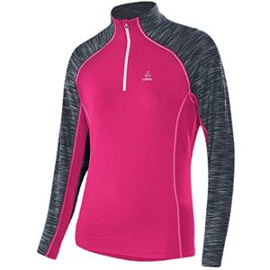 LÖFFLER Women's W Midlayer EVO Rainbow CB TRANSTEX Jumper, Magenta, 14 LÖFFLER Women's W Midlayer EVO Rainbow CB TRANSTEX Jumper, Magenta, 14