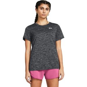 Under Armour Women's Tech Short Sleeve Crew Twist, Comfortable Women's T-Shirt with Fast-Drying Material, Breathable Sports T-Shirt for Women Black Under Armour Women's Tech Short Sleeve Crew Twist, Comfortable Women's T-Shirt with Fast-Drying Material, Breathable Sports T-Shirt for Women Black