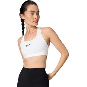 Nike DX6821-100 Swoosh Medium Support Sports Bra Women's White/Stone Mauve/Black Size 2XS Nike DX6821-100 Swoosh Medium Support Sports Bra Women's White/Stone Mauve/Black Size 2XS